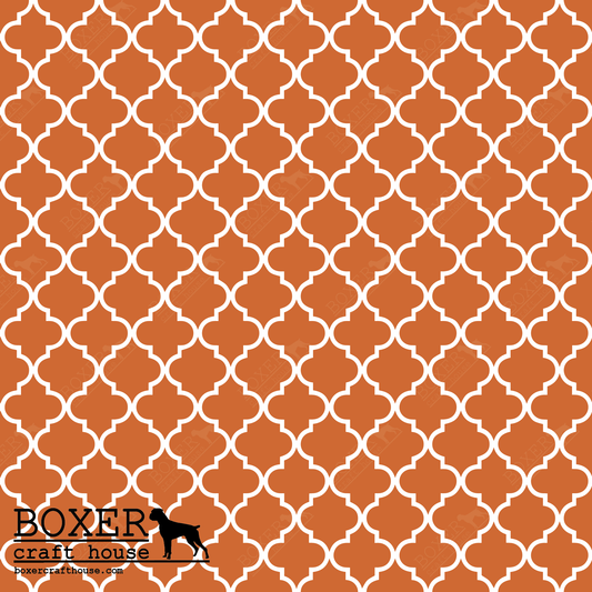 Quatrefoil - Burnt Orange LG