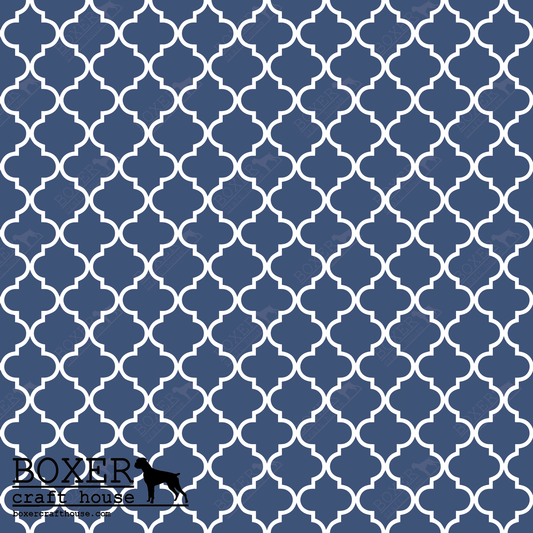 Quatrefoil - True Navy LG