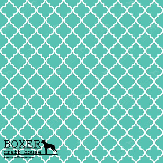 Quatrefoil - Mint LG