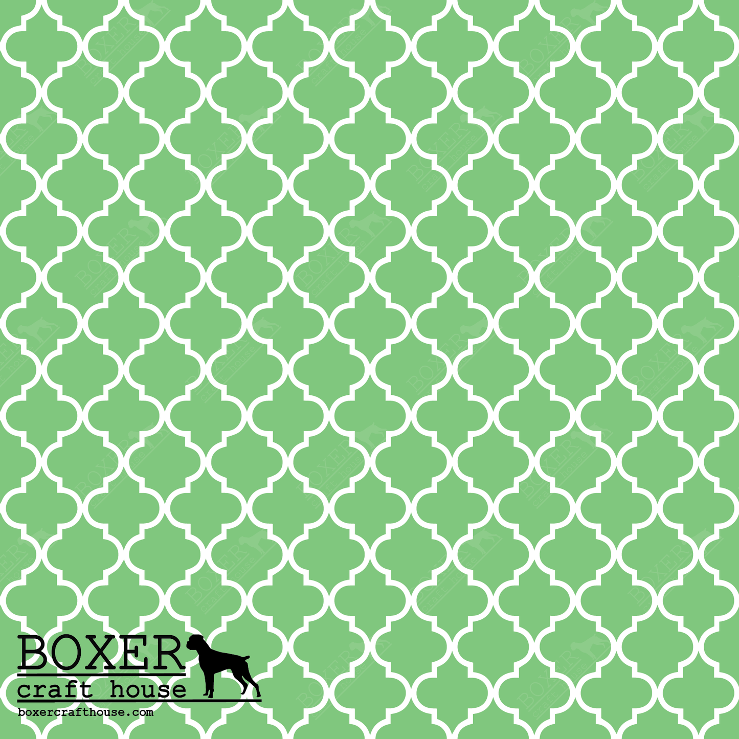 Quatrefoil - Summer Green LG