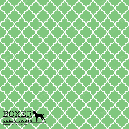 Quatrefoil - Summer Green LG