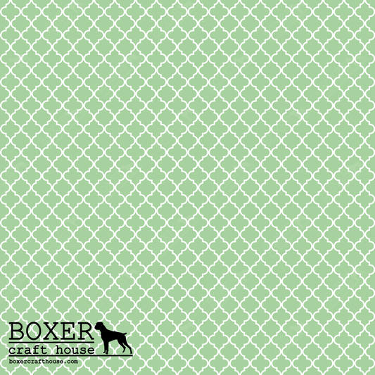 Quatrefoil - Pistachio Green