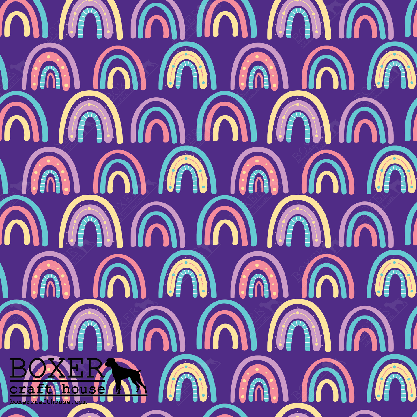 PSV Patterns - Pastel Rainbow - Medium Purple LG