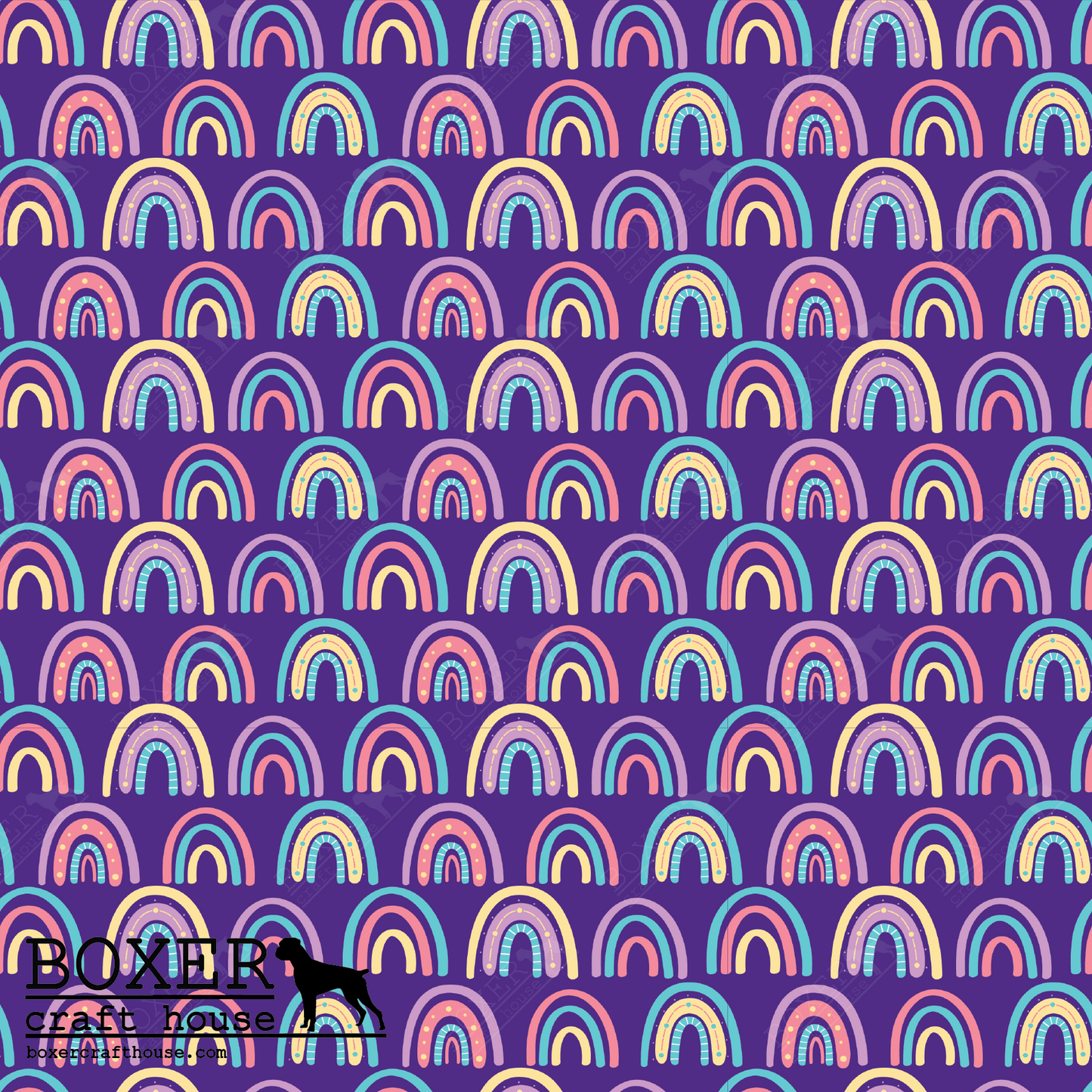 PSV Patterns - Pastel Rainbow - Medium Purple SM