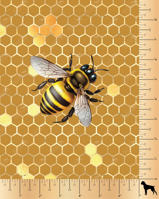 Bee, Honeycomb, panel, bag makers, PFL, Sublimation, Linds Handmade Mav Pack Panel,