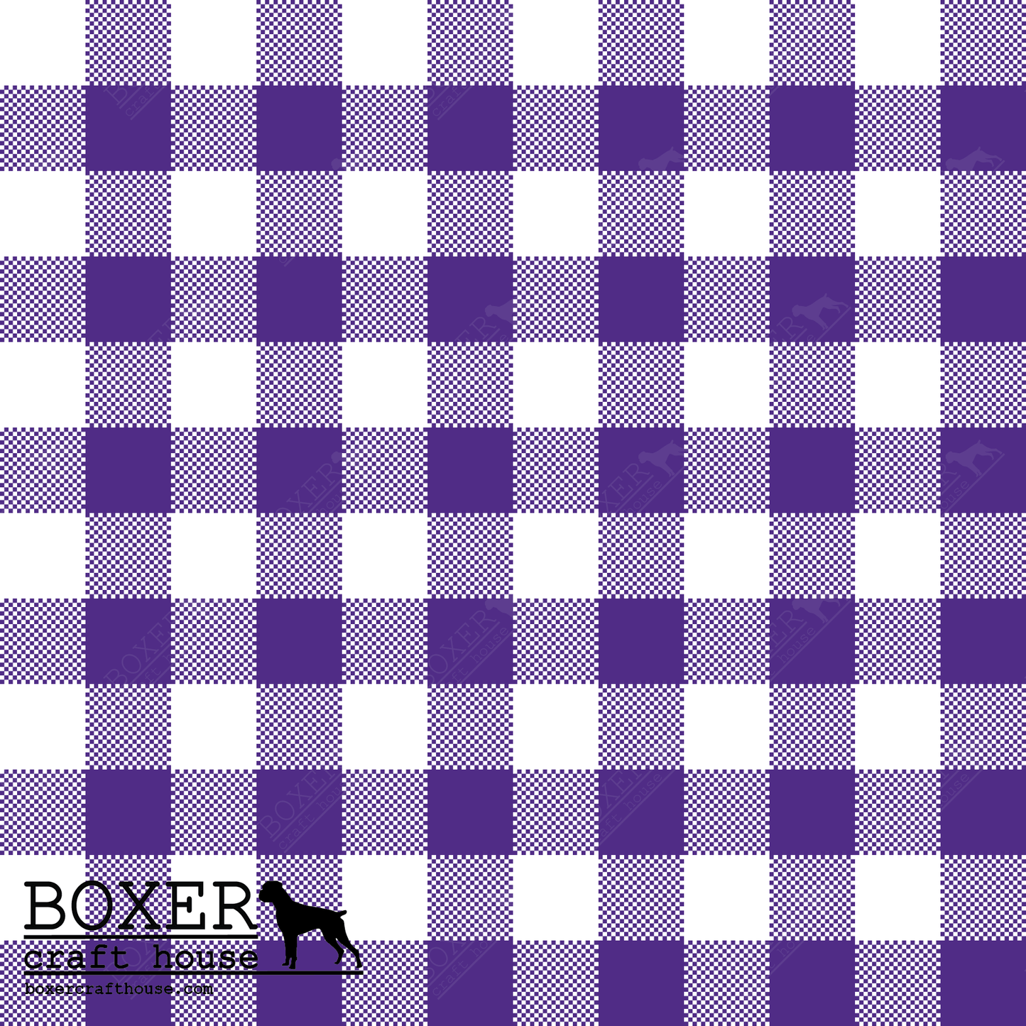 Gingham 1/2" - Medium Purple