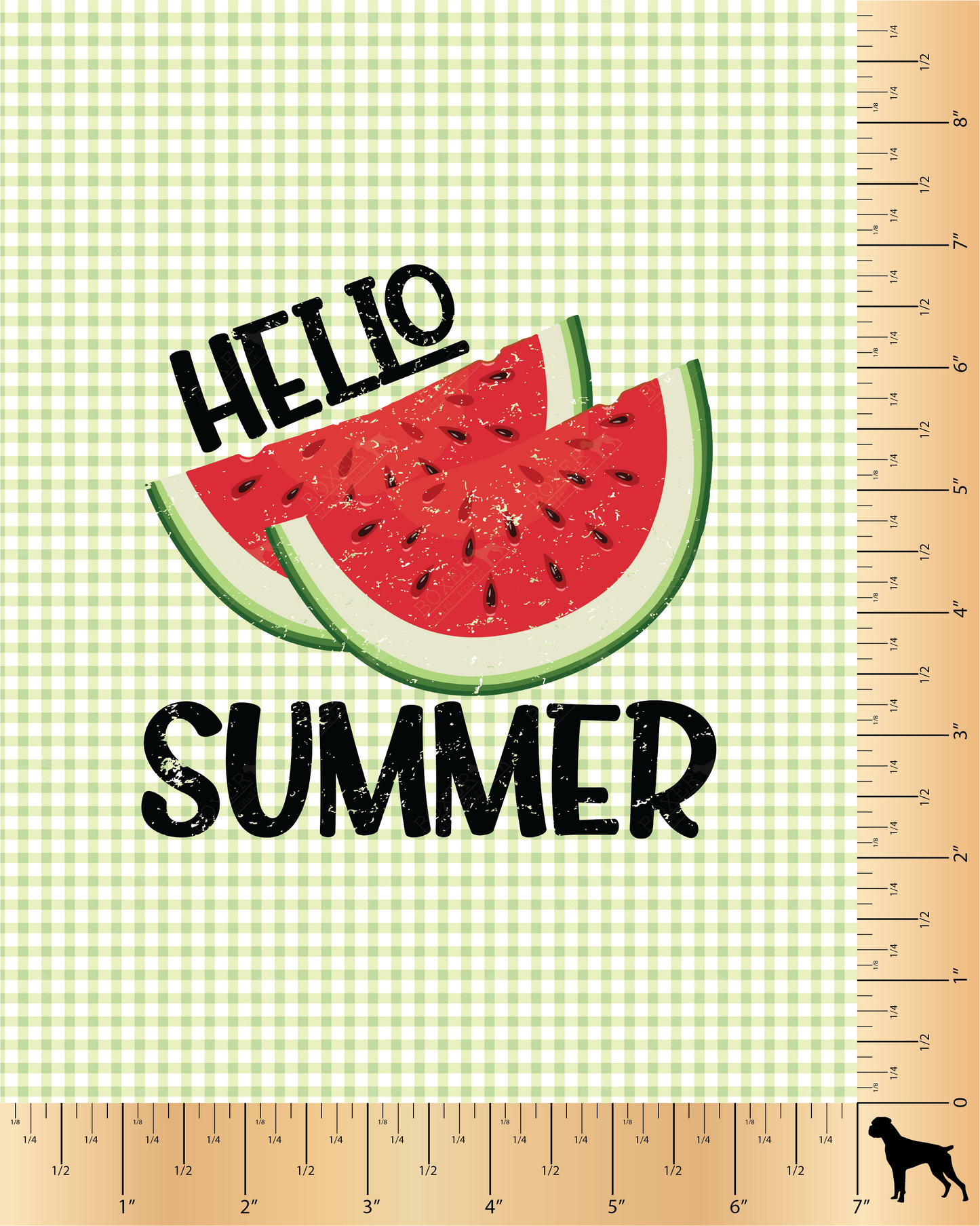 Faux Leather, Sublimation, Bag Panel, Printed Faux Leather, Watermelons, Hello Summer, Linds Handmade Mav Pack Panel