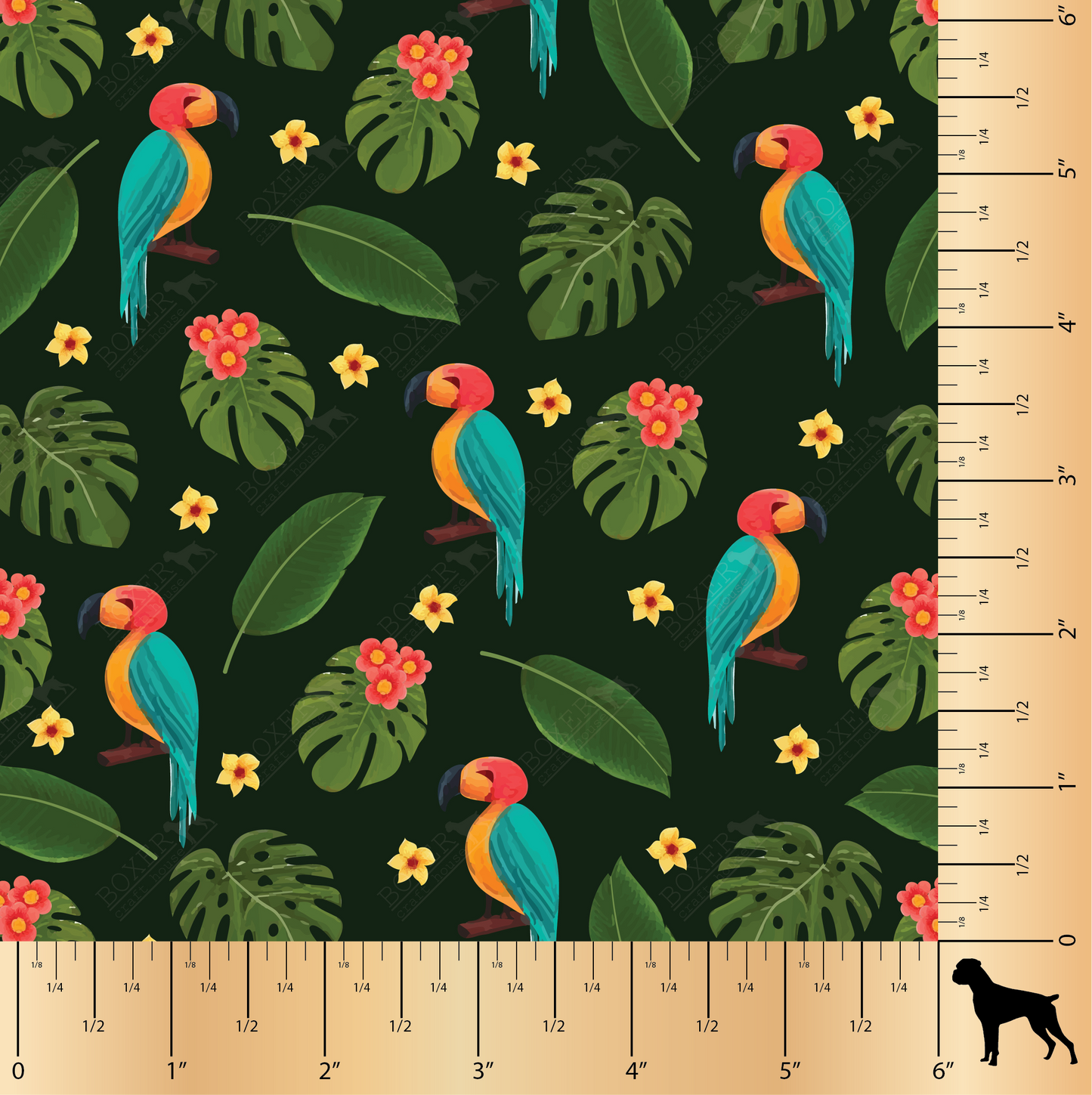 Tropics, Printed Faux Leather, Printed in USA