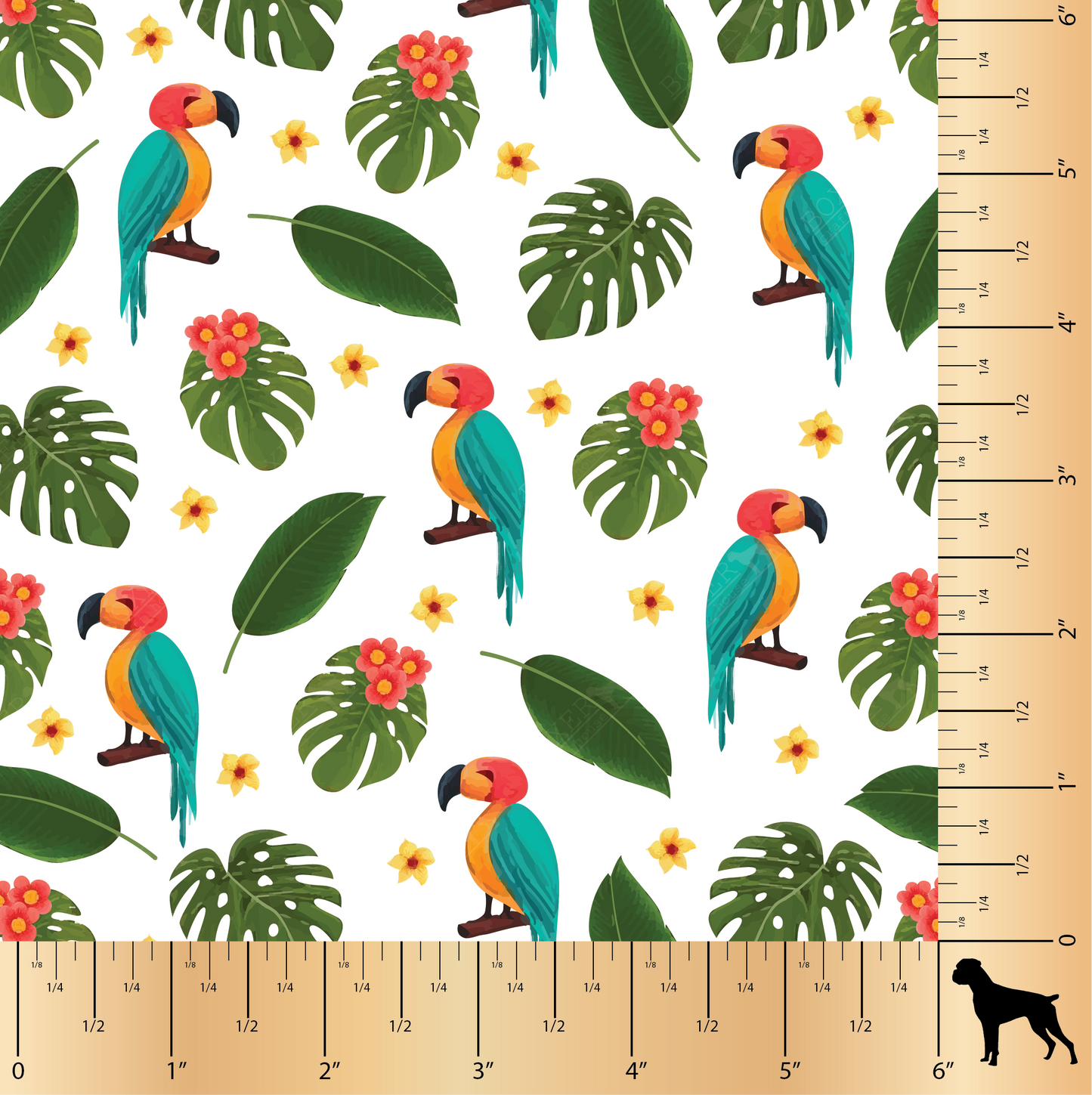 Tropics, Printed Faux Leather, Printed in USA