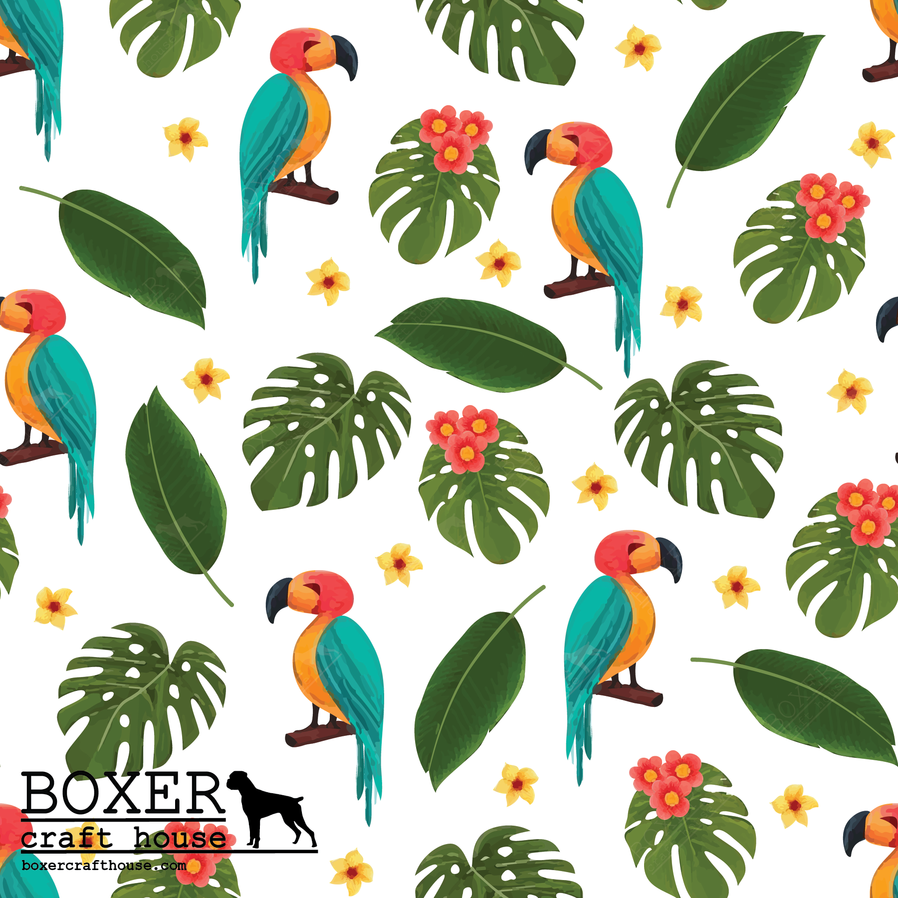 Tropics, Printed Faux Leather, Printed in USA