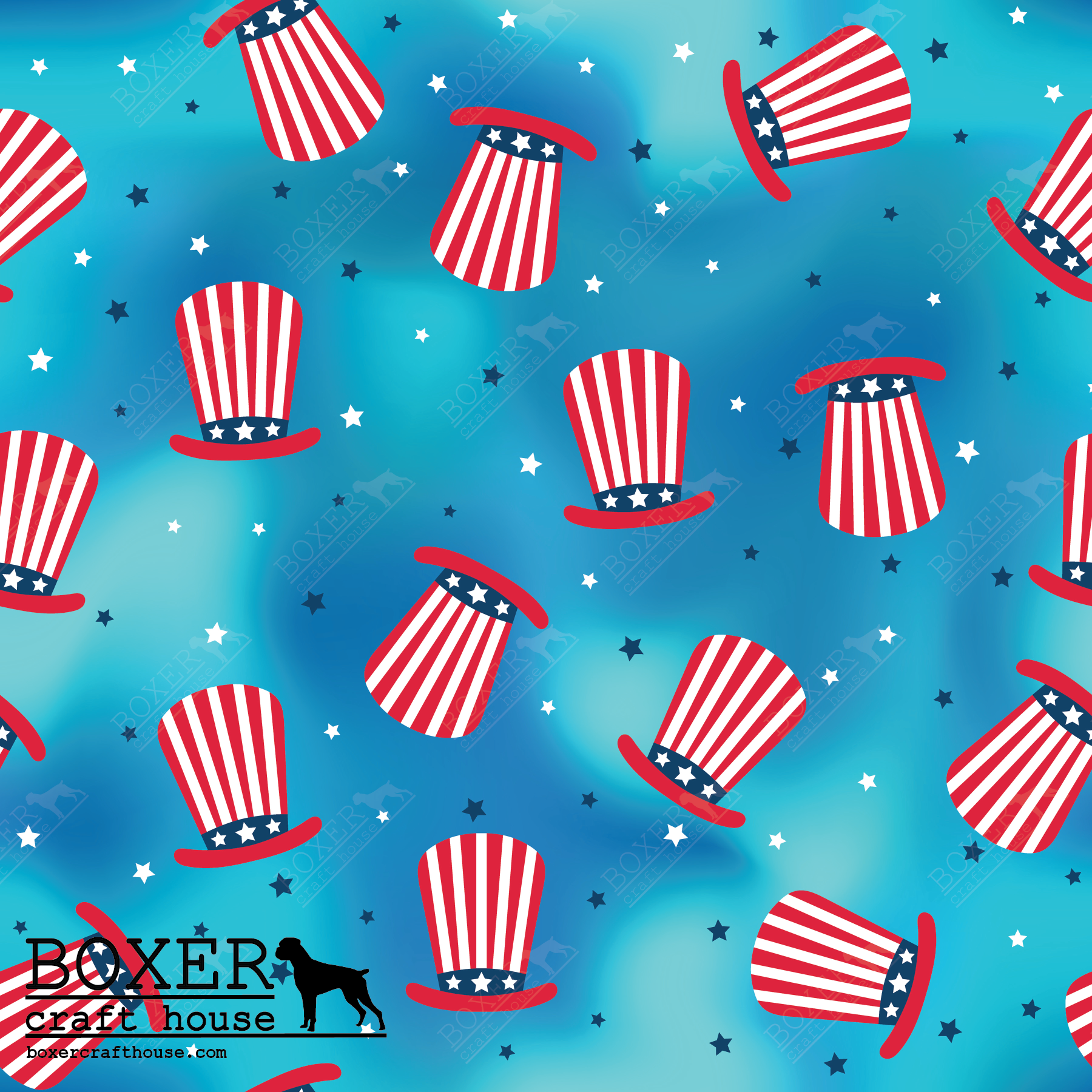 American Gnomes PFL, Printed Faux Leather, Independence Day Faux Leather, Sewing Vinyl, Embroidery Vinyl, Craft Supplies, Boxer Craft House, Gnomes, July 4th, Bag Making Supplies Red White and Blue, Flags, Fireworks,