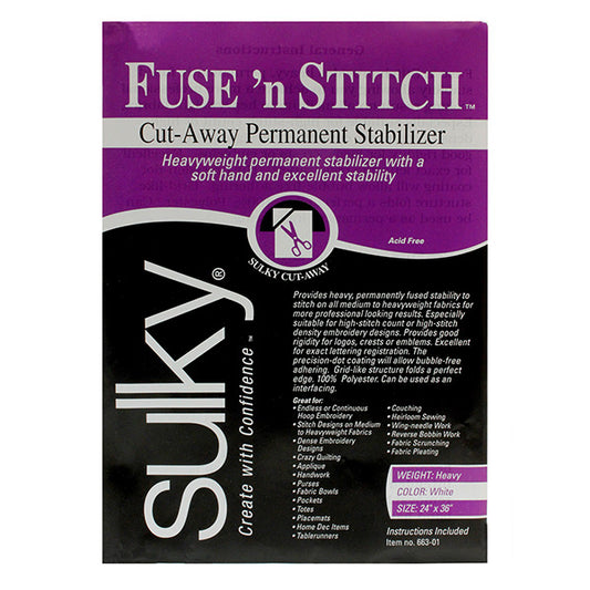 Cut Away Fuse N Stitch Stabilizer Sulky