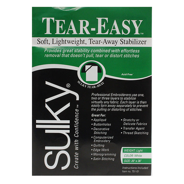 Tear-Easy Tear-Away Stabilizer