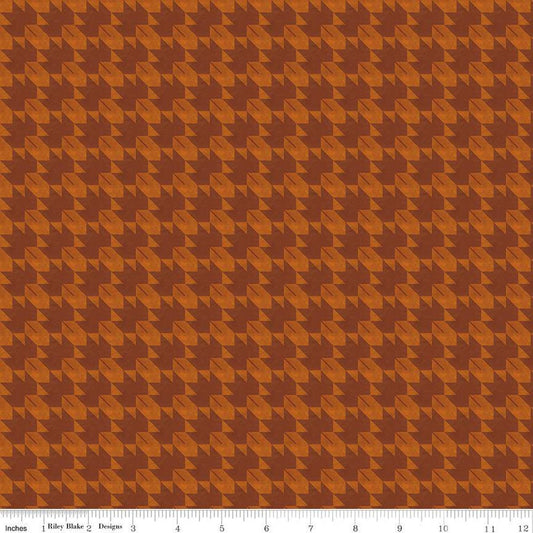 Fall Barn Quilts Tonal Brown Orange