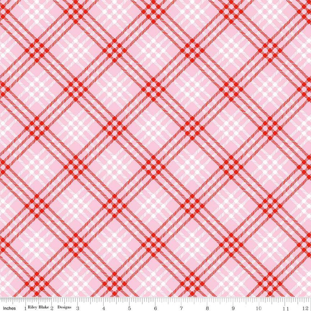 Christmas Joys Plaid Pink