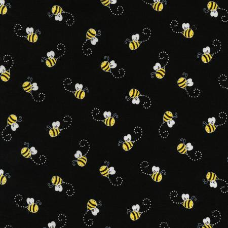 Bees All Over- Black