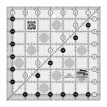 Creative Grids Quilt Ruler  7-1/2in Square
