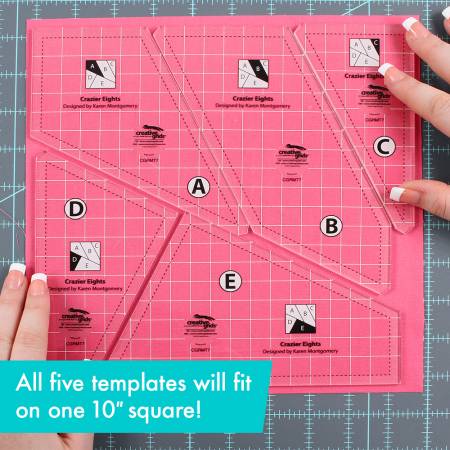 Creative Grids Round Up Tool and Quilting Ruler –
