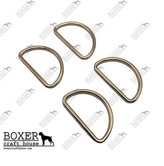 D-Ring 1.50 inch - Gold 4pc