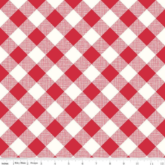 My Happy Place Home Décor - Gingham Red