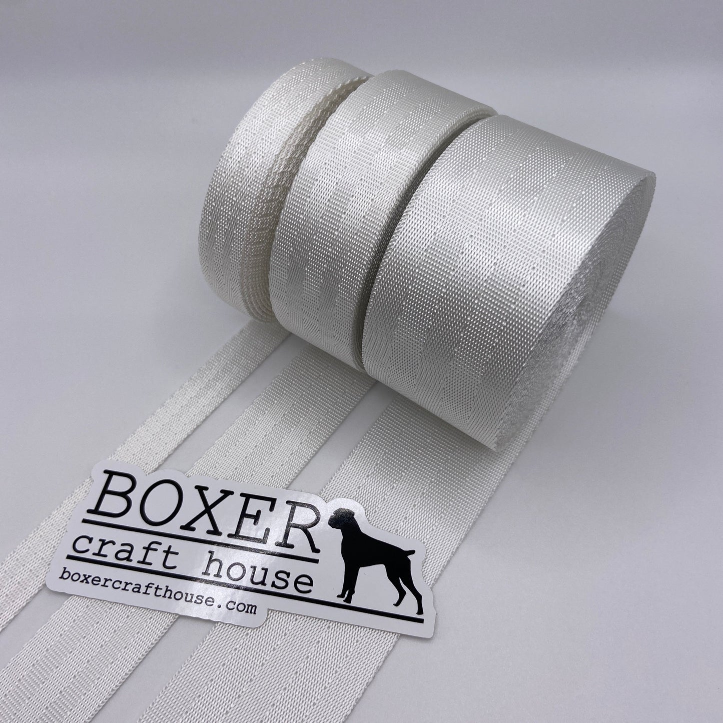 Seatbelt Webbing - White