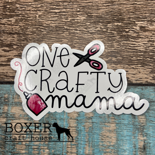 One Crafty Mama Value Sticker