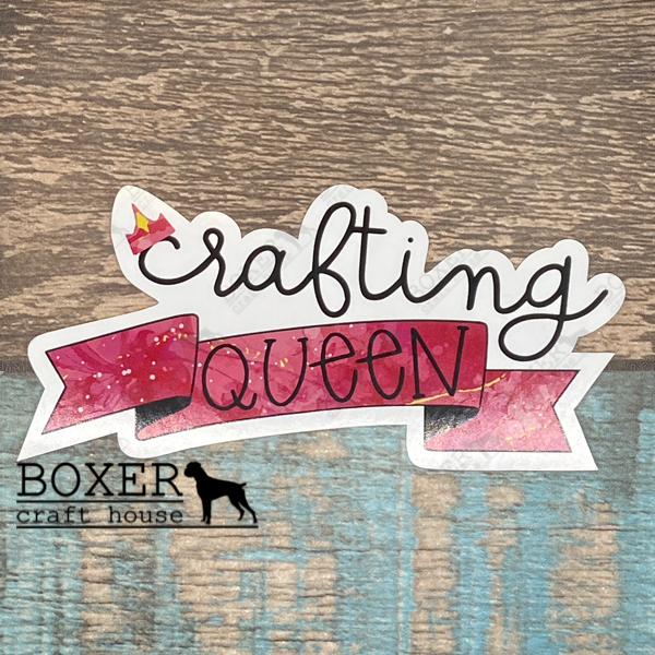 Crafting Queen Value Sticker