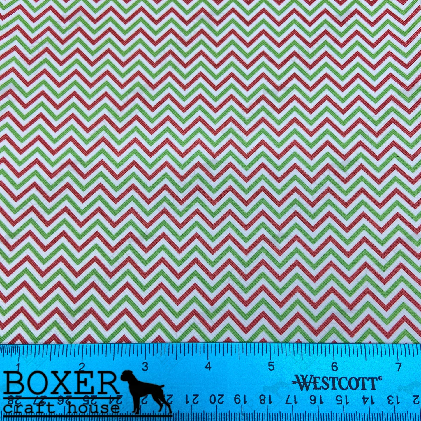 Red and Green Chevron