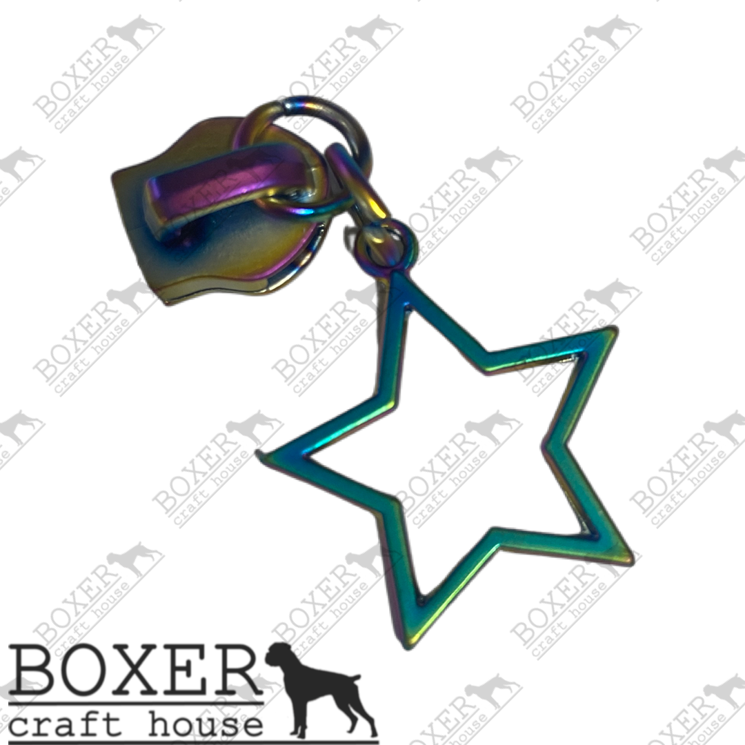 Star #5 Zipper Pull