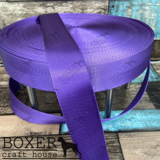 Nylon Webbing 1.50" Wide - Purple