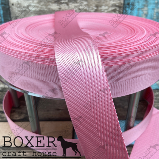 Nylon Webbing 1.50" Wide - Light Pink