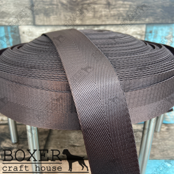 Nylon Webbing 1.50" Wide - Cocoa