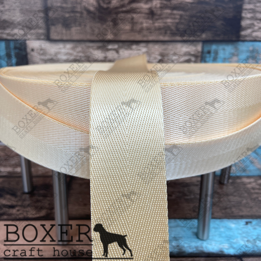 Nylon Webbing 1.50" Wide - Cream