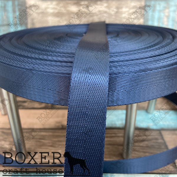 Nylon Webbing 1" Wide - Navy