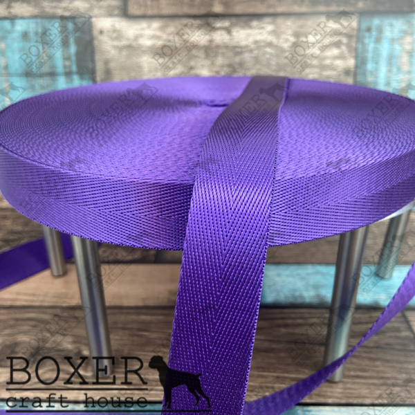 Nylon Webbing 1" Wide - Purple