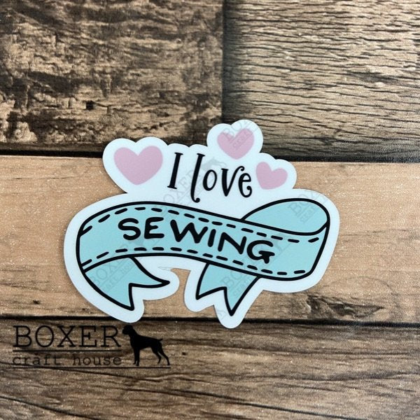 I love Sewing Sticker