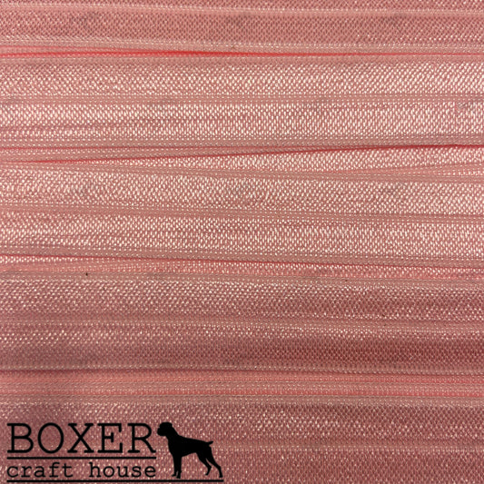 Baby Pink FOE 5/8 Fold Over Elastic 5/8 1 Yard