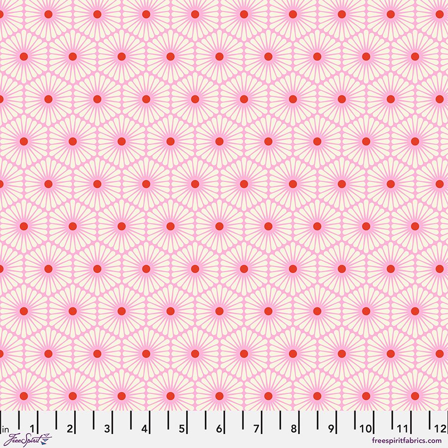 Tula Pink Fabric, Besties Collection, Buy Tula Pink, Sewing, Quilting Fabric, Boxer Craft House Fabric, Daisy Chain Blossom Besties,