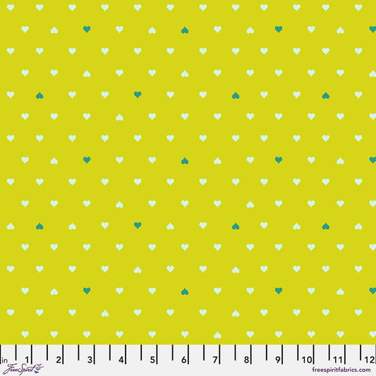 Tula Pink Fabric, Besties Collection, Buy Tula Pink, Sewing, Quilting Fabric, Boxer Craft House Fabric, Unconditional Love - Clover Besties,