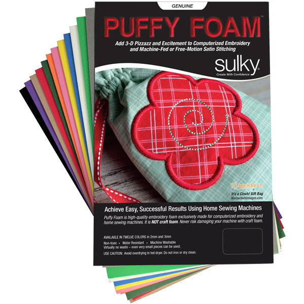 Puffy Foam Sulky 12 Color Assortment Pack