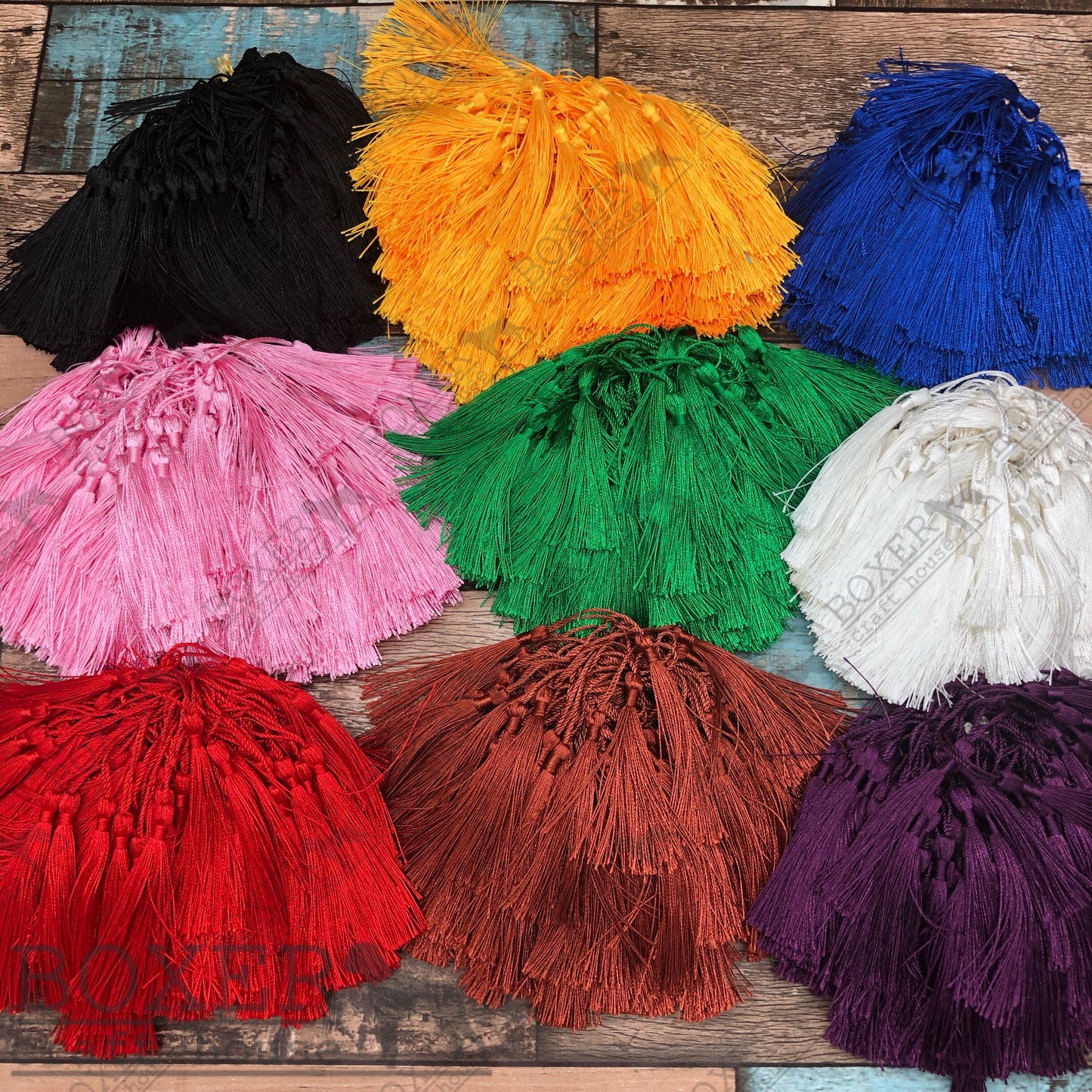 Rainbow Tassel 45 Pack