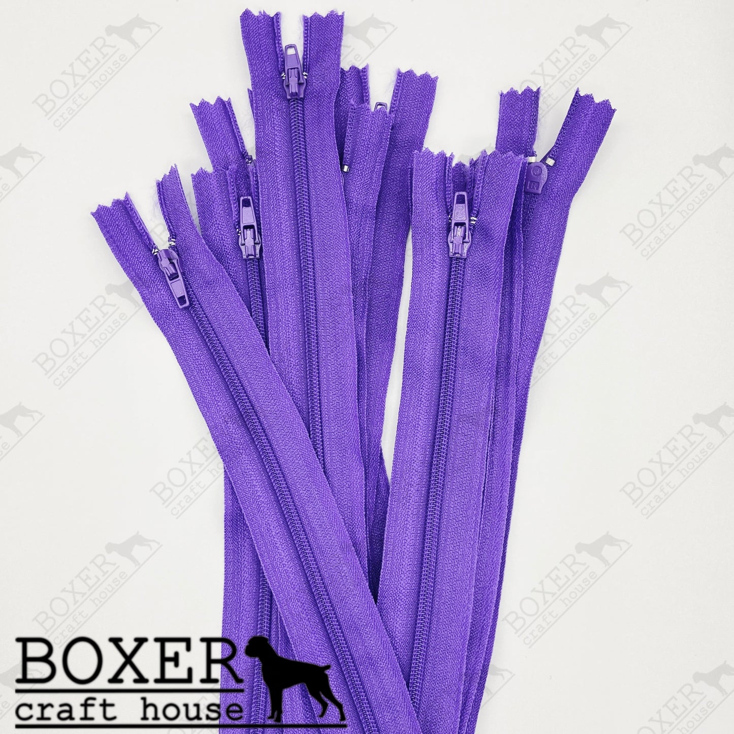 Grape 12 inch Zipper 10 Pack