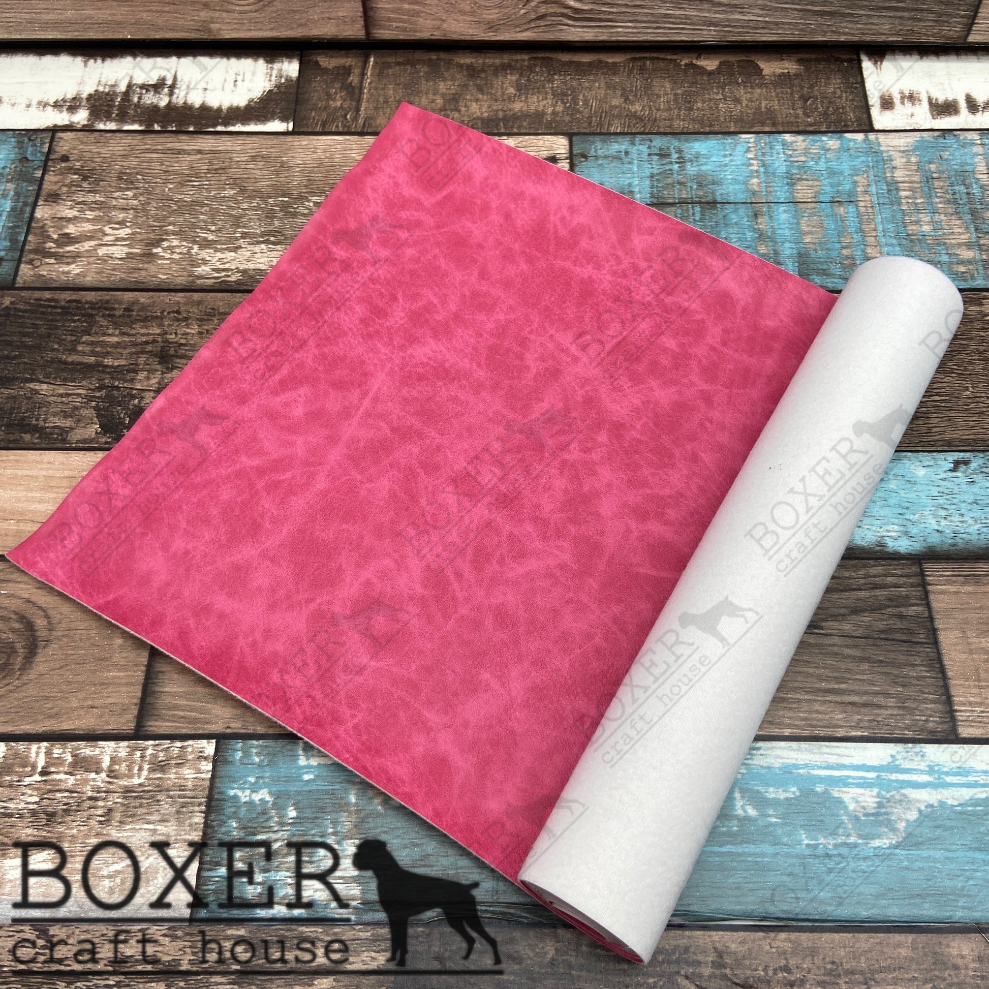 Pink Faux leather for bag making, Faux Leather, In stock Faux Leather,