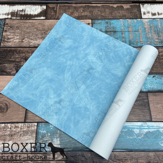 Powder Blue Faux Leather