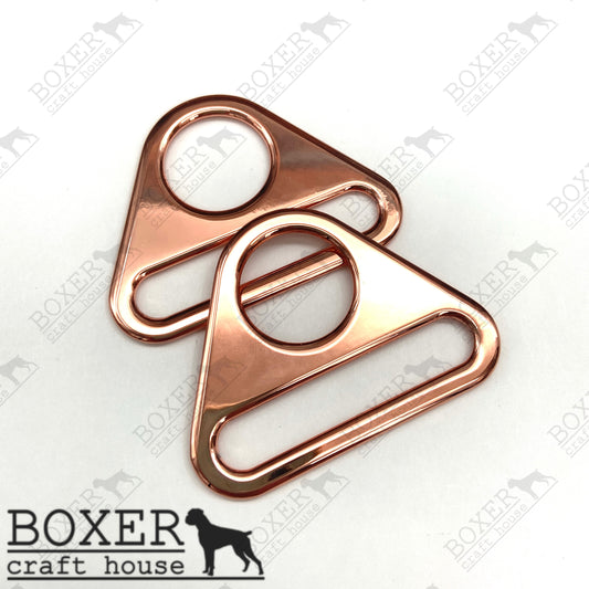 Triangle Rings 2 inch - Rose Gold 2pc