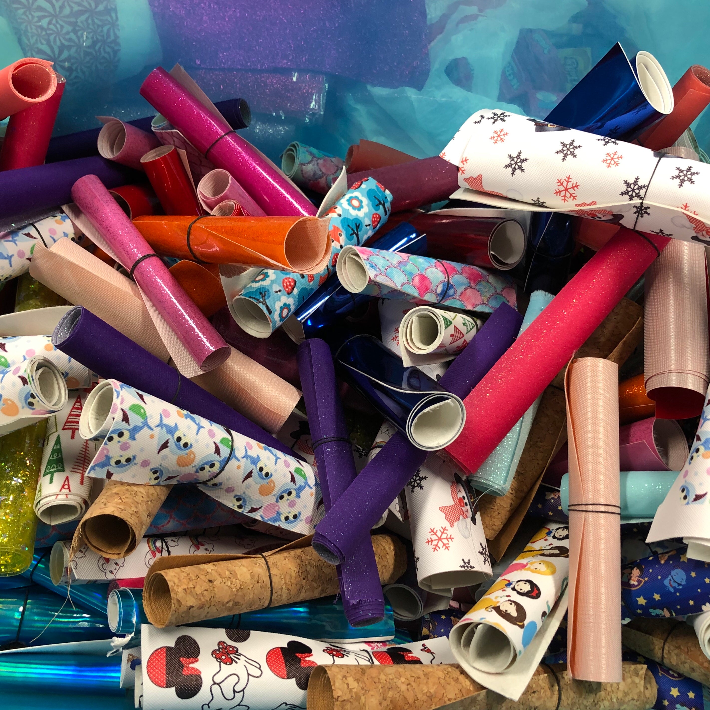 Scrap File V Vinyl Scrap Pack - 1lb – Boxer Craft House