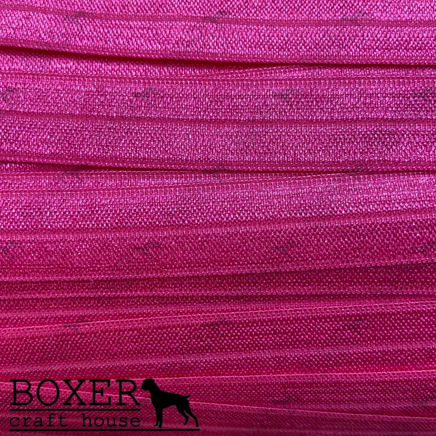 Bubblegum Pink FOE 5/8 Fold Over Elastic 1 Yard