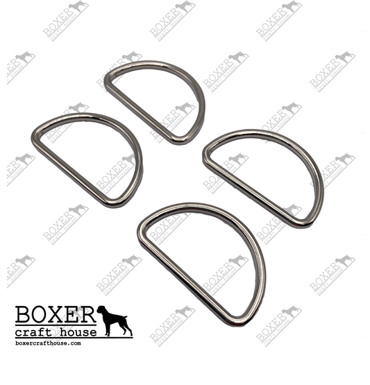 D-Ring 1.50 inch - Silver 4pc
