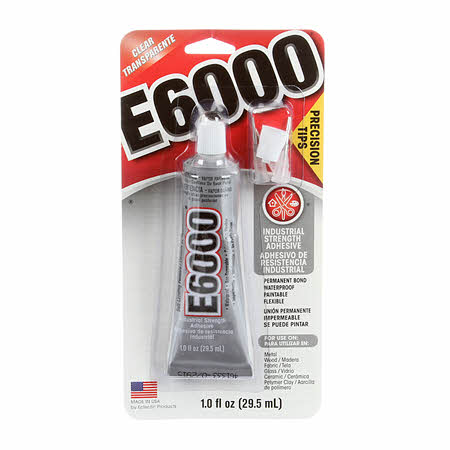 E6000 Adhesive Non-Flame Glue 1oz With Precision Tip